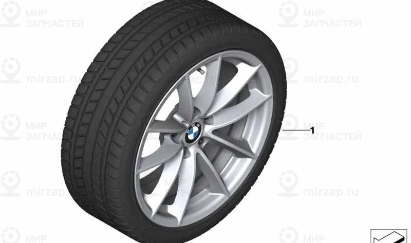 Rdci Komplettrad Winter Lm Spike
 BMW 36112456139
