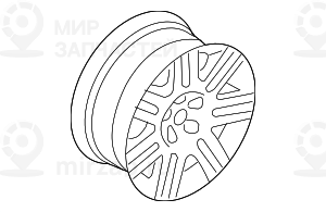 дисковое колесо легкосплавное 8JX18     ET:24
 BMW 36116753239
