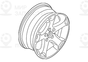дисковое колесо легкосплавное 81/2JX18  ET:48
 BMW 36116761930
