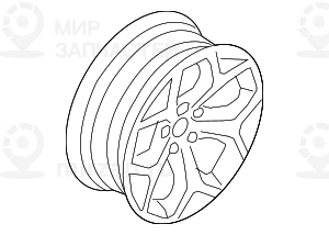 дисковое колесо легкосплавное 11JX20    ET:37
 BMW 36116772250