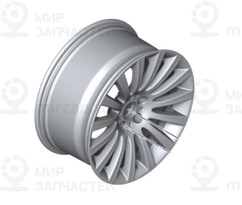дисковое колесо легкосплавное 91/2JX19  ET:39
 BMW 36116775405