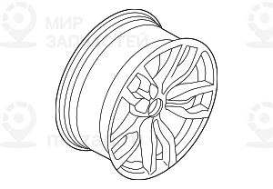 Дисковое колесо легкосплавное
 BMW 36116785499