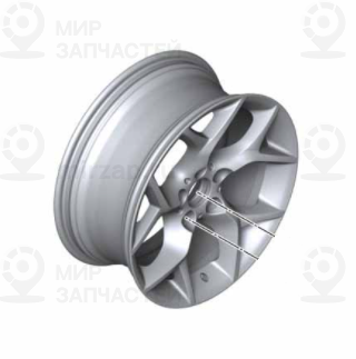 дисковое колесо легкосплавное 8JX18     ET:30
 BMW 36116789145