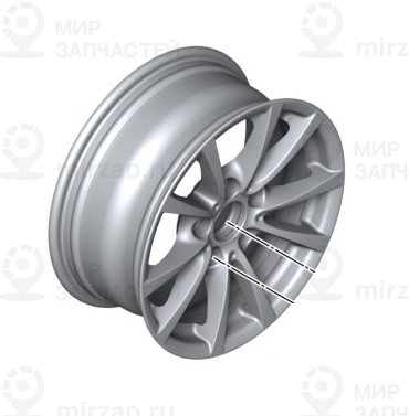 дисковое колесо легкосплавное 7JX16     ET:31
 BMW 36116796236