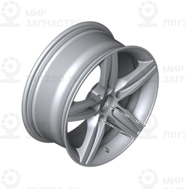 Колесный диск легкоспл.дов.до блеска 7,5JX17   ET:43
 BMW 36116850151