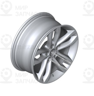 Колесный диск легкоспл.дов.до блеска
 BMW 36116851073
