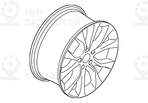 Дисковое колесо легкосплавное
 BMW 36116853953