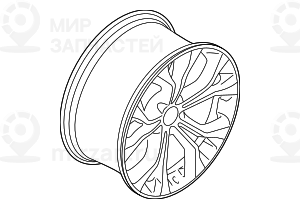 Колесный диск легкоспл.дов.до блеска
 BMW 36116853959