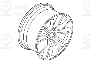 Scheibenrad Leichtmetall
 BMW 36116858878