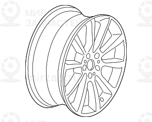 Дисковое колесо легкосплавное
 BMW 36116859025