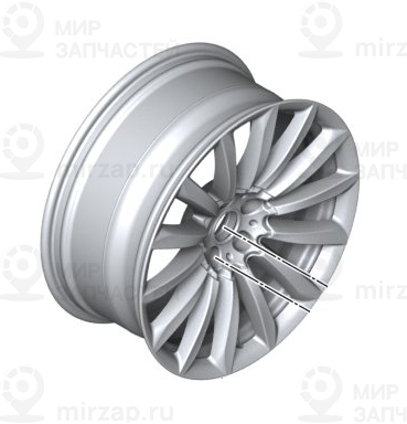 Scheibenrad Leichtmetall Reflexsilber
 BMW 36116861226