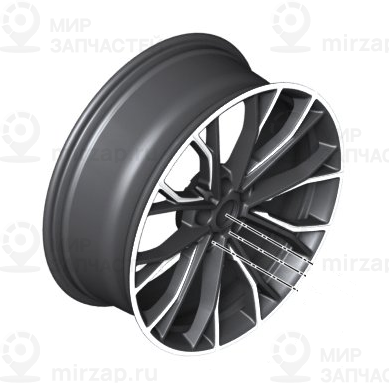 Scheibenrad Leichtmetall Schwarz Matt
 BMW 36116874445