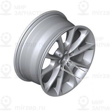Колесный Диск Легкосплавный Orbit-Grey 8Jx18 Et34
 BMW 36116874819