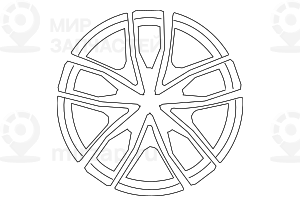Scheibenrad Leichtmetall
 BMW 36116883638