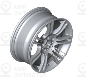 дисковое колесо легкосплавное 8JX18     ET:30
 BMW 36117842650