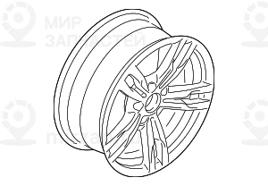 Дисковое колесо легкосплавное
 BMW 36117846778