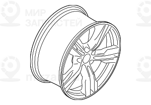 Дисковое колесо легкосплавное
 BMW 36117846787