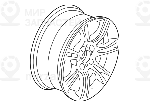 Дисковое колесо легкосплавное
 BMW 36117848388