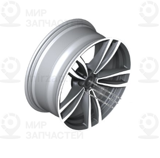 Scheibenrad Leichtmetall Ferricgrey
 BMW 36117850580