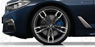 Scheibenrad Leichtmetall Titan
 BMW 36117855087