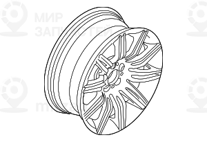 дисковое колесо легкосплавное 8JX18     ET:20
 BMW 36117897260