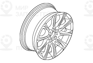 Колесный диск легкоспл. reflex-silber 8JX18     ET:20
 BMW 36118036947