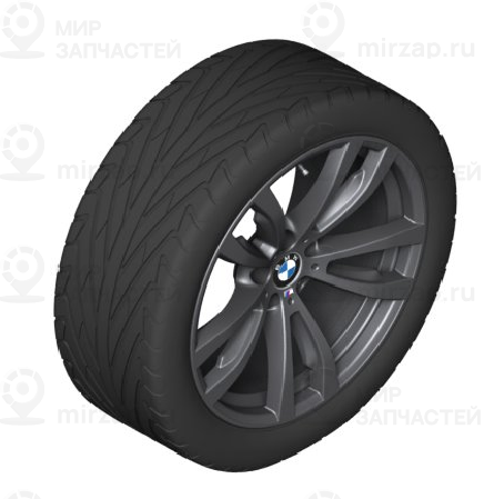 Scheibenrad Leichtmetall Jet Black Uni
 BMW 36118064895