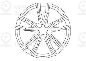 Колесный Диск Легкосплавный Orbit-Grey
 BMW 36118072027