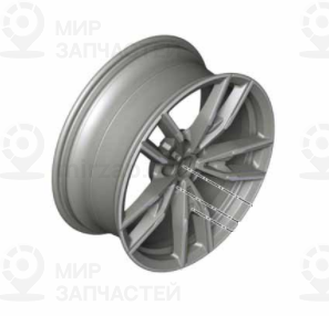 Scheibenrad Leichtmetall
 BMW 36118089895