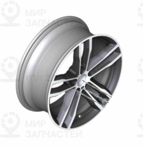 Scheibenrad Leichtmetall
 BMW 36118097245