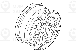 Колесный Диск  10Jx20    Et:41
 BMW 36118099627
