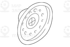 Колпак ступицы колеса D=163MM
 BMW 36136769109