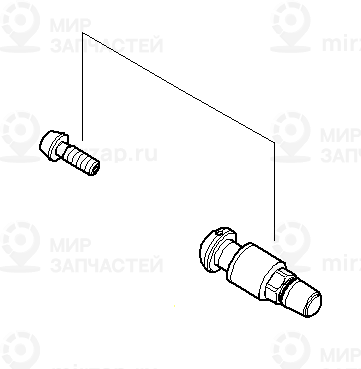 резьбовой клапан системы RDC SCHWARZ
 BMW 36146792828