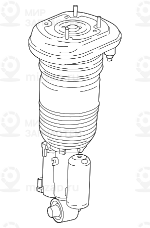 пневмоамортизатор правый задний
 BMW 37106866714