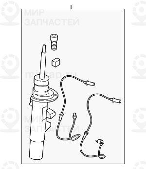 Амортизационная стойка Л Пд
 BMW 37116797027