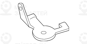 Держатель регулирующей штанги Л
 BMW 37146763595