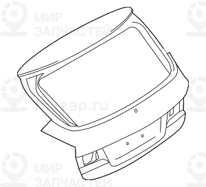 багажная дверь
 BMW 41002993152