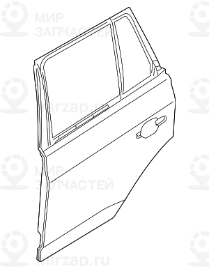 Дверь Л Зд
 BMW 41003449337