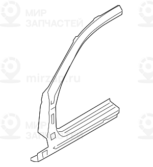 Передняя стойка П Наруж
 BMW 41007168966
