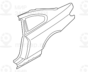 Крыло Л Зд
 BMW 41007168967