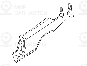 Крыло Л Зд
 BMW 41007179527