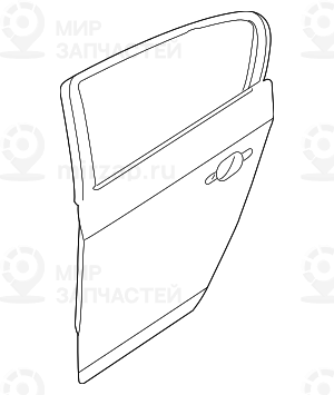 Дверь П Зд
 BMW 41007203648