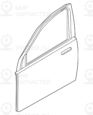 Дверь Л Пд
 BMW 41007203977