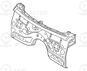 Щит передка
 BMW 41007267116