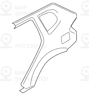 Крыло Л Зд
 BMW 41007267469