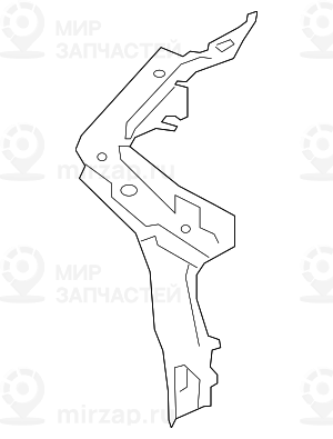 Полка брызговика П Внутр
 BMW 41007284102
