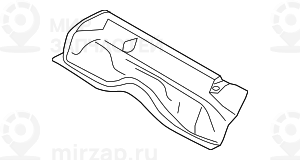 Поперечина пола баг.отделения Пд Вх
 BMW 41007297844