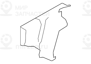 Надставка полки брызговика Л
 BMW 41007321721