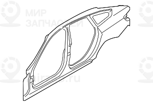 Боковина п наруж
 BMW 41007334012