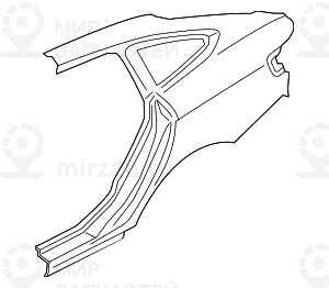 Крыло л зд
 BMW 41007334017